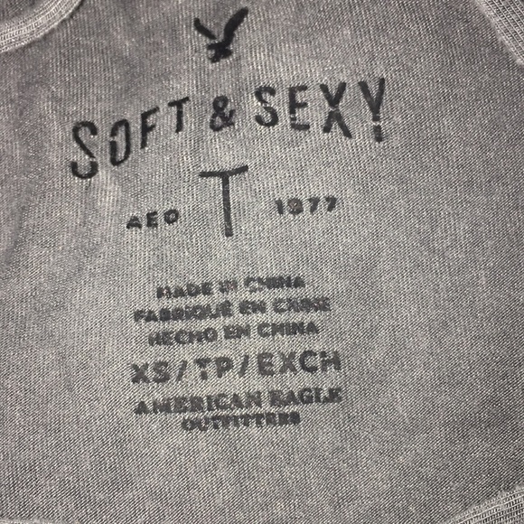 Gray soft trendy shirt. - Picture 2 of 3